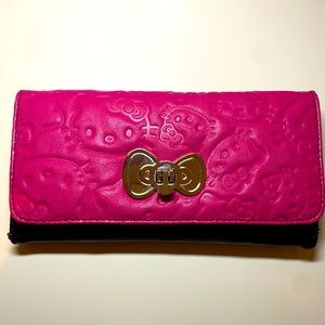 Hello Kitty Pink and Black Wallet